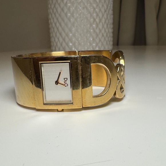 Dolce Gabbana watch/Cuff bracelet Gold - Picture 8 of 9